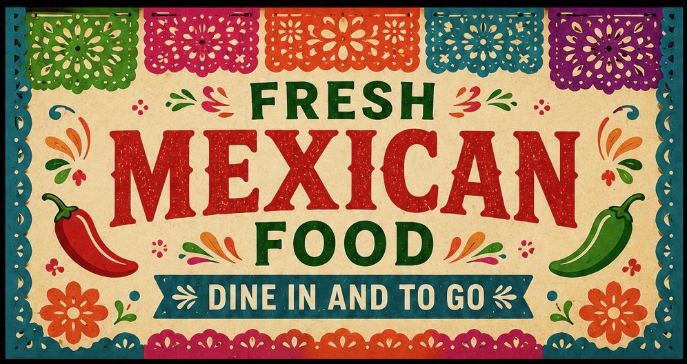 Fresh Mexican Food — dine in and to go